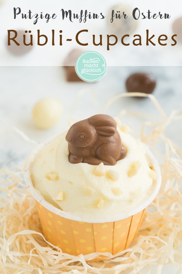 Diese Rübli-Cupcakes mit Frischkäsefrosting sind die perfekten Ostermuffins: super saftig, putzig, köstlich!