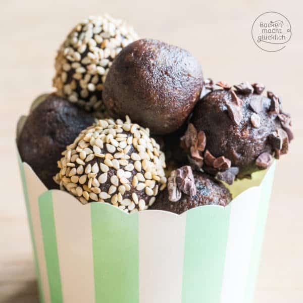 Energy Balls SchokoDattelkonfekt Backen macht glücklich