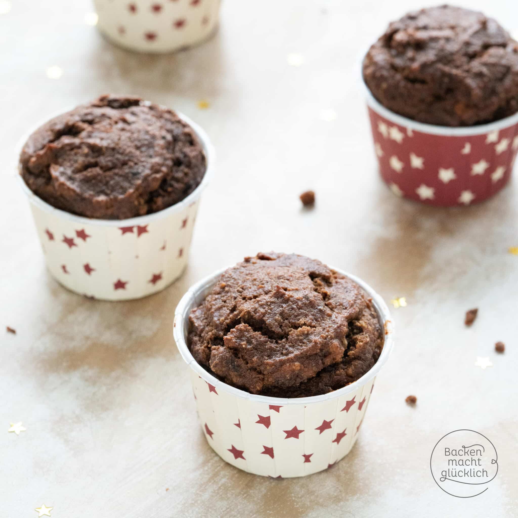 gesunde Schoko-Muffins zuckerfrei