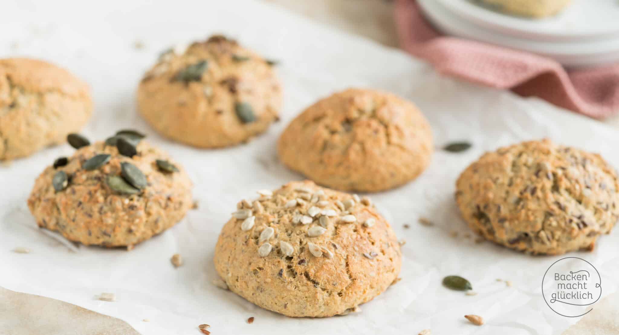 Low Carb Brötchen | Backen macht glücklich