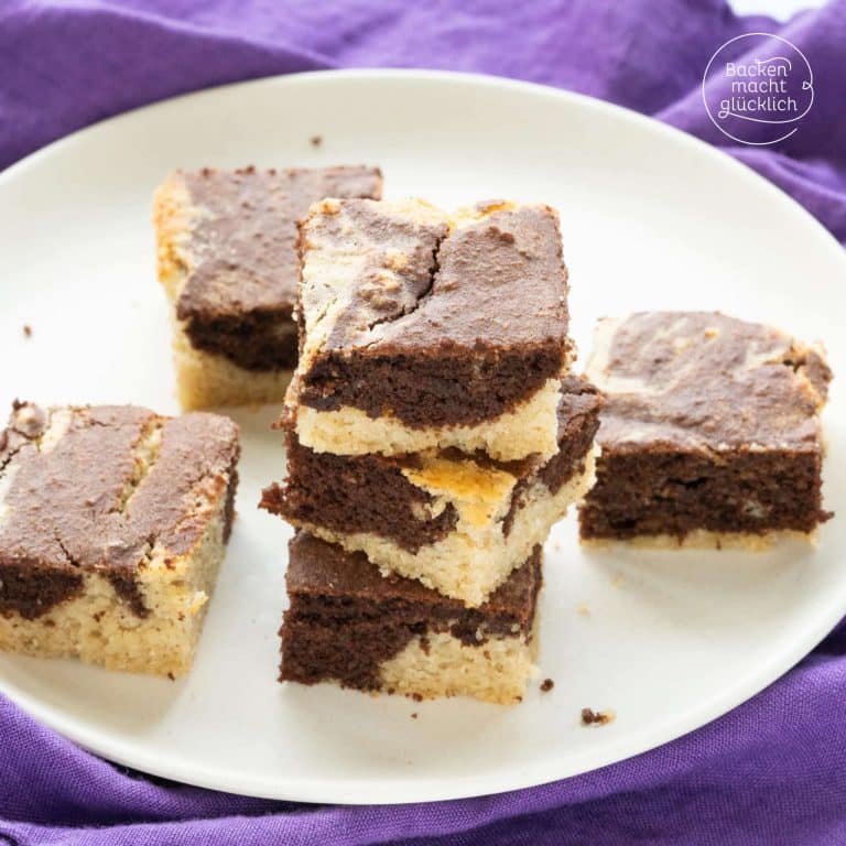 Low Carb Marmorkuchen ohne Mehl, Zucker, Butter, Öl
