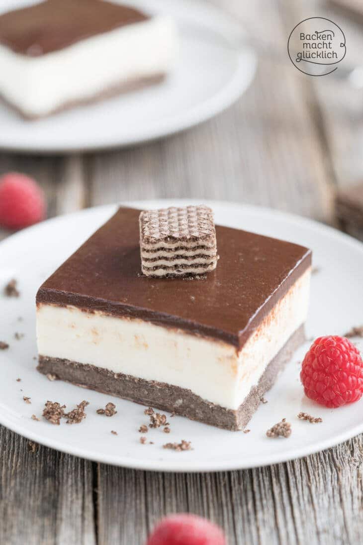 No Bake Cheesecake mit Schokoboden