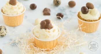 Oster-Cupcakes Rüblimuffins