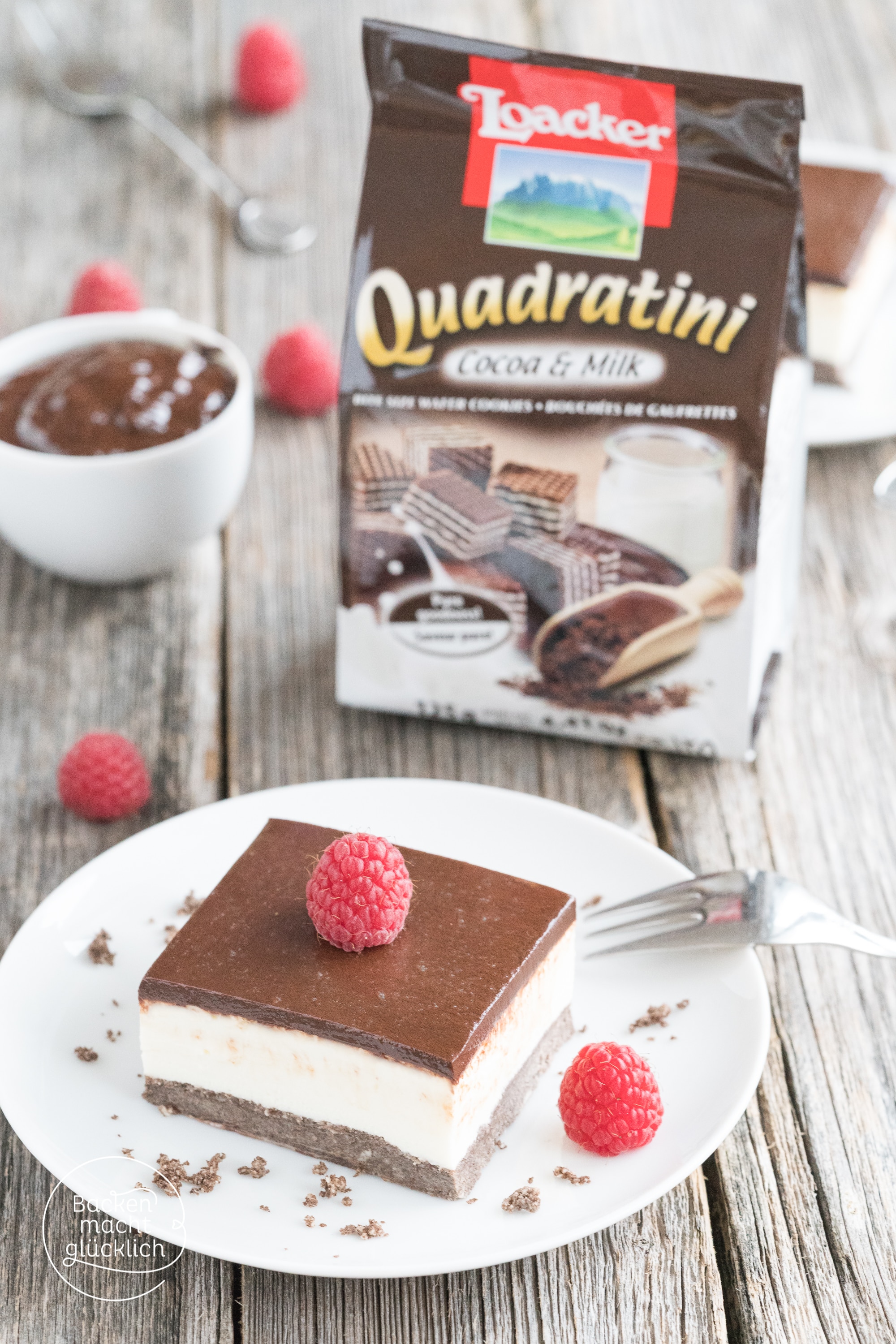 Schoko-Käsekuchen ohne Backen