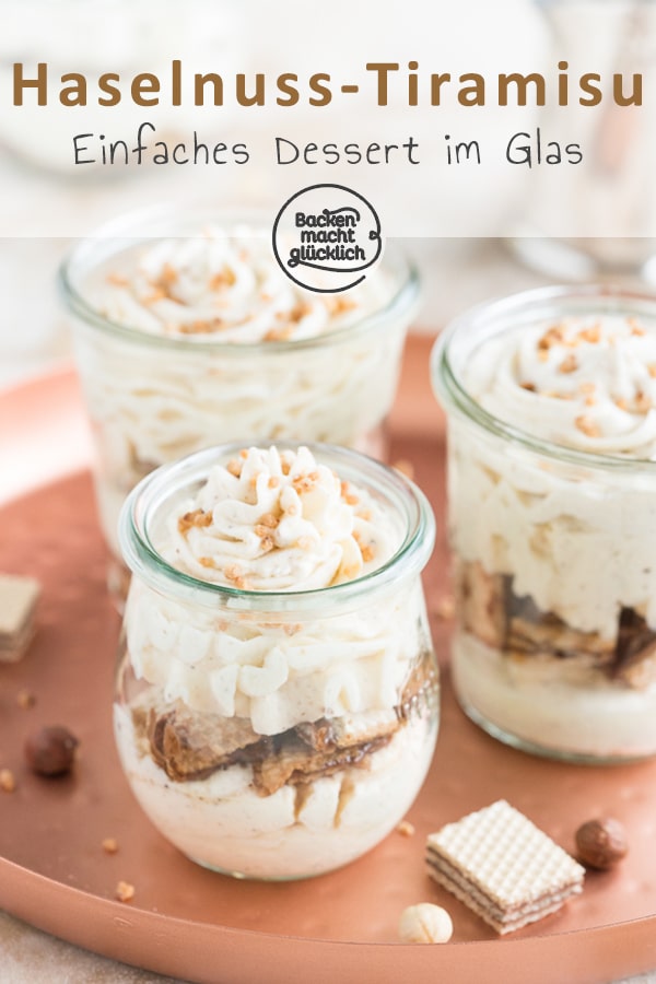 Lust auf ein besonderes Dessert im Glas? Dieses himmlische Haselnuss-Tiramisu ohne Ei steht dem traditionellen Tiramisu in nichts nach. Freut euch auf eine tolle Kombination aus luftiger Nusscreme und knusprigen Waffeln! Gerade im Sommer ist das Tiramisu mit Haselnüssen ein großer Genuss.