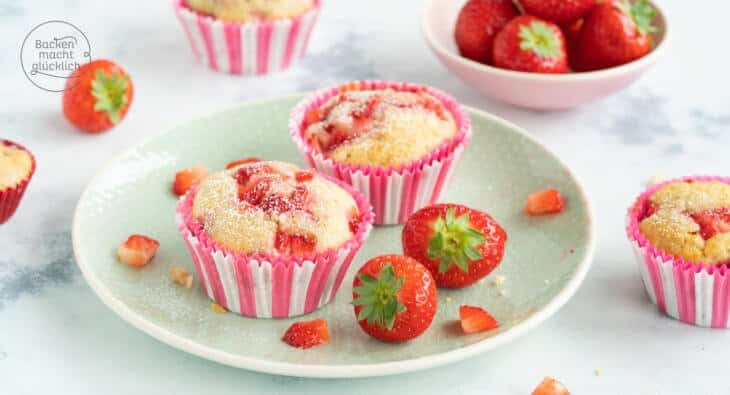 Erdbeer-Muffins Rezept