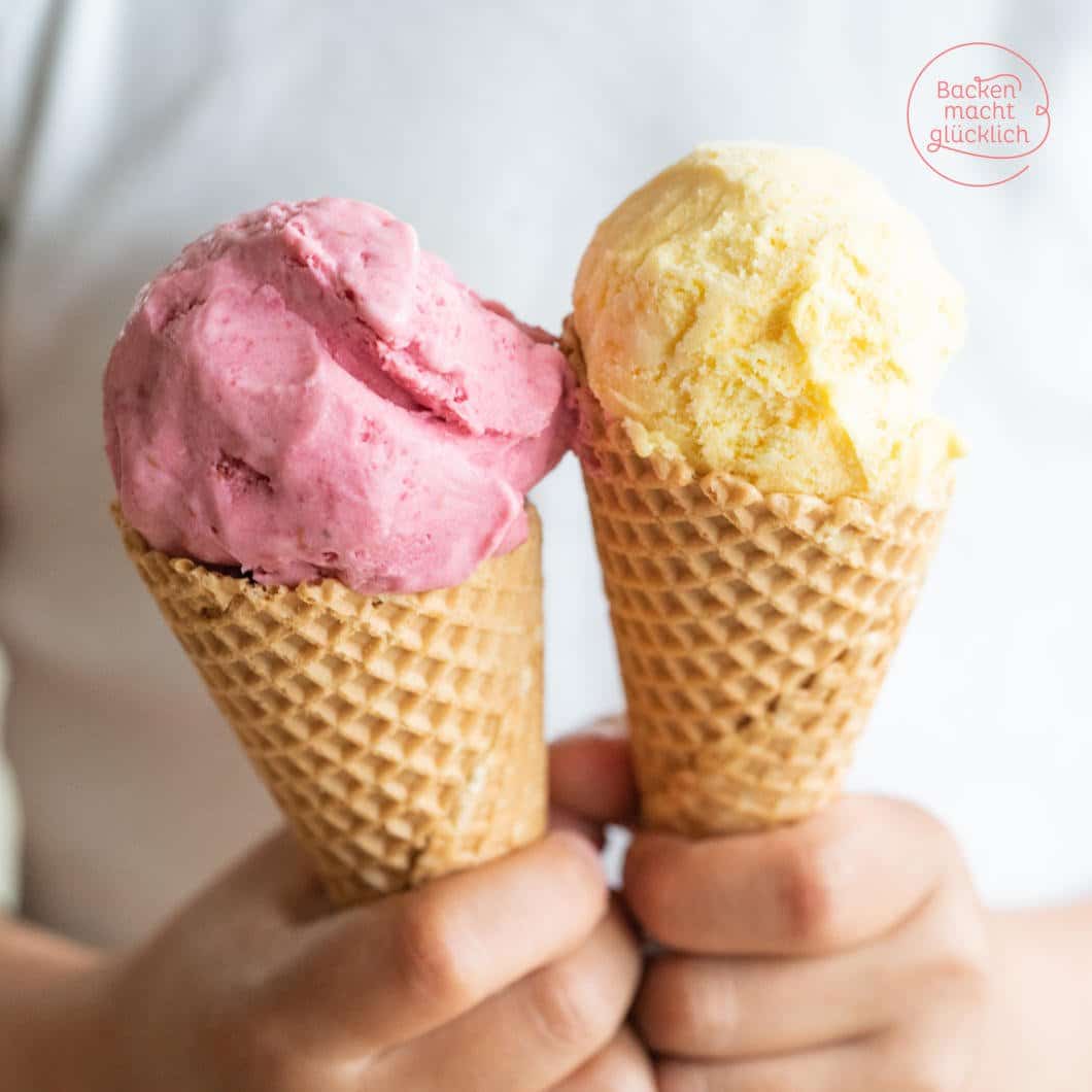 Fruchteis-Grundrezept ohne Ei | Backen macht glücklich Fruchteis-Grundrezept ohne Ei | Backen macht glücklich