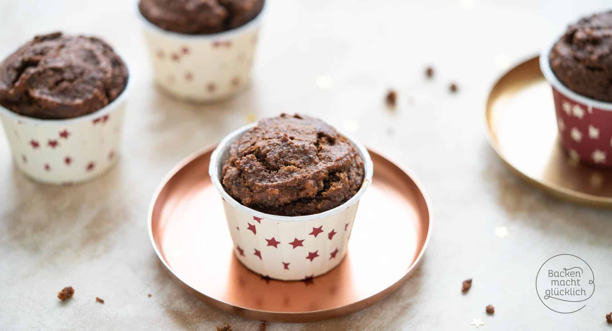 Gesunde Schokomuffins ohne Zucker | Backen macht glücklich