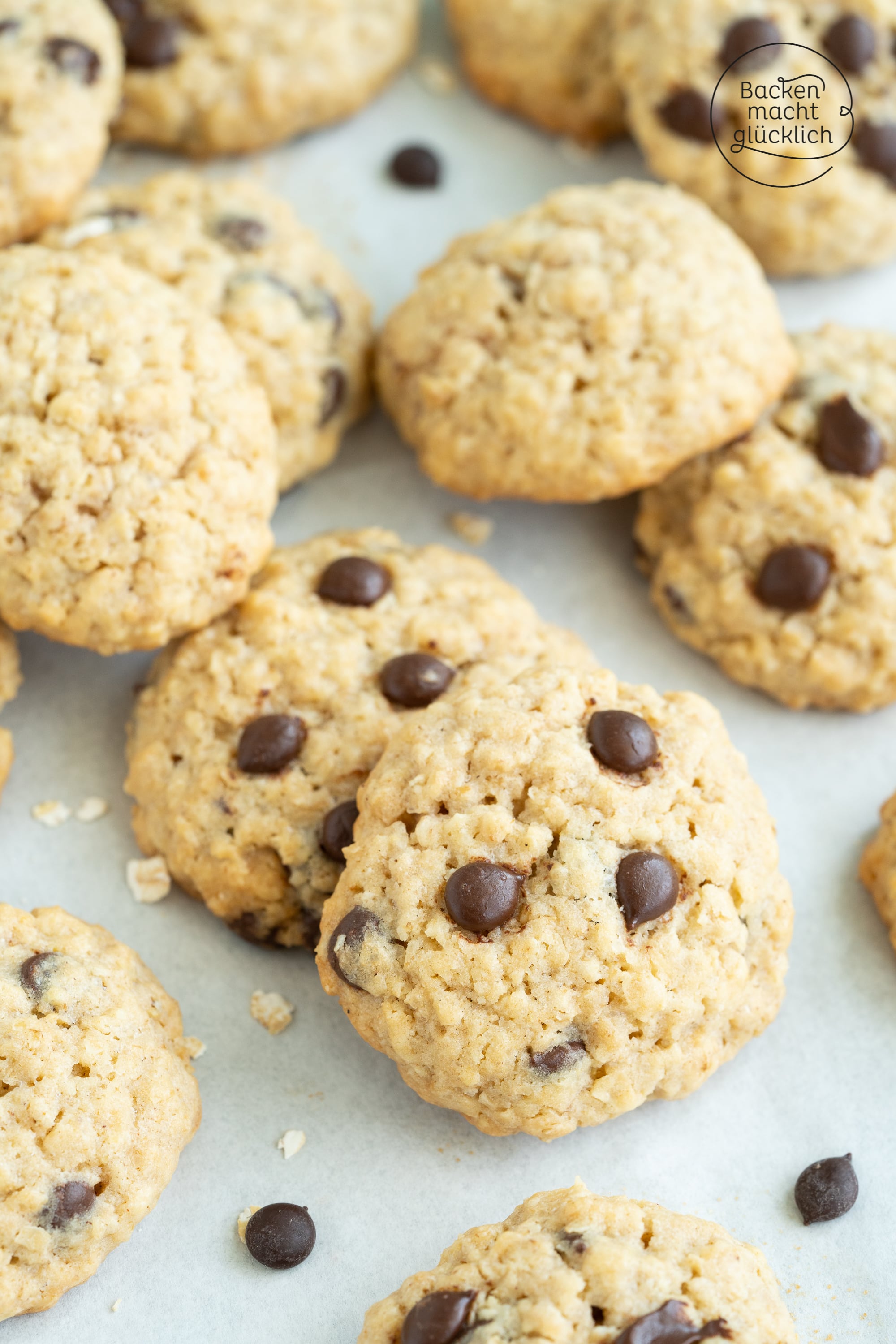 amerikanische Hafer-Cookies