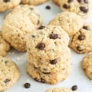 Hafercookies mit Schokolade