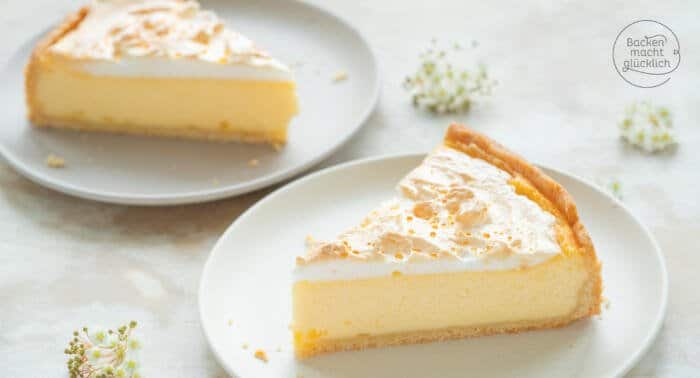 Käsekuchen mit Baiser