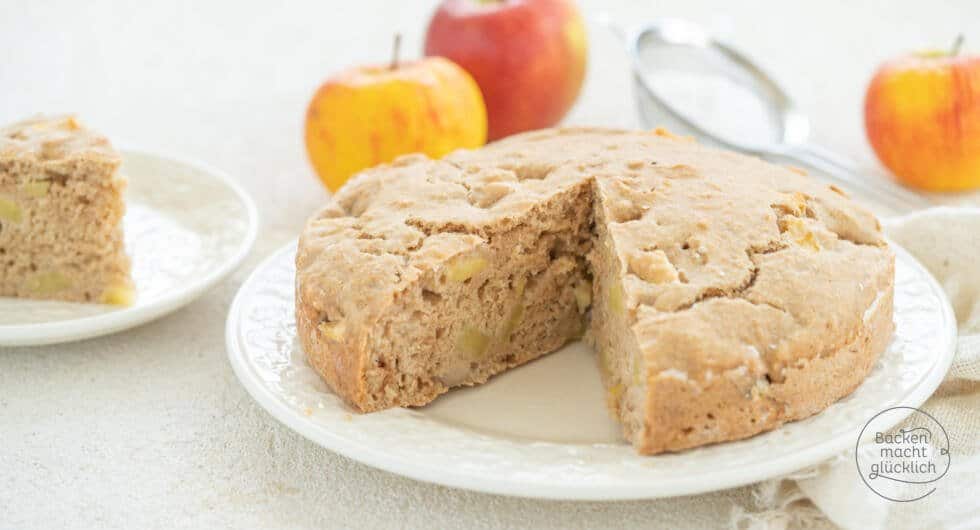 Apfelkuchen ohne Butter Ei Zucker