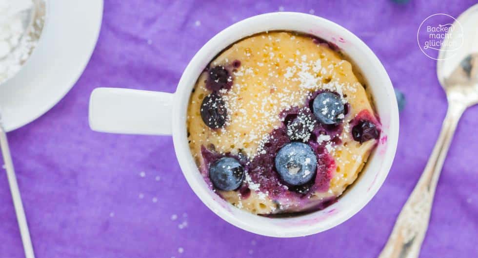 Blaubeer-Tassenkuchen