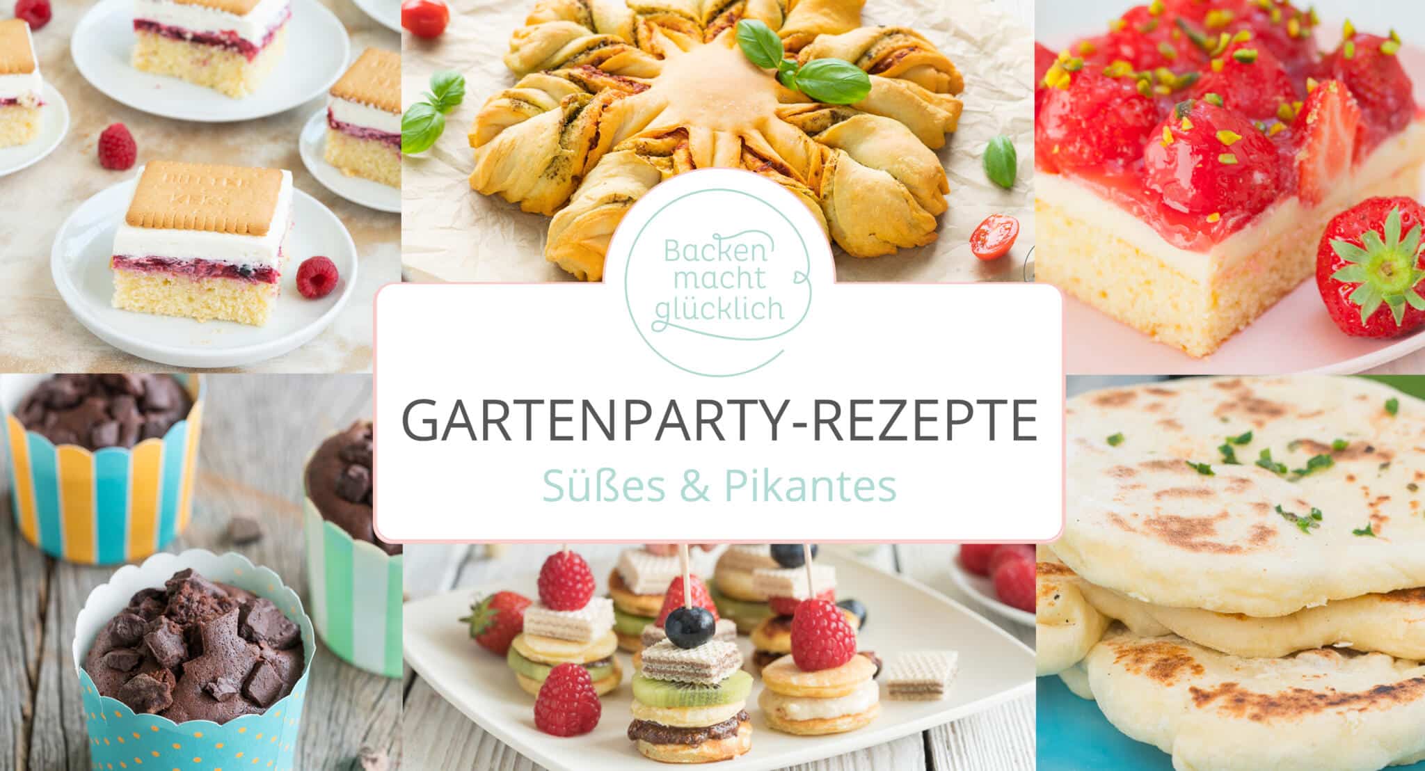 Die besten Backrezepte für Gartenpartys