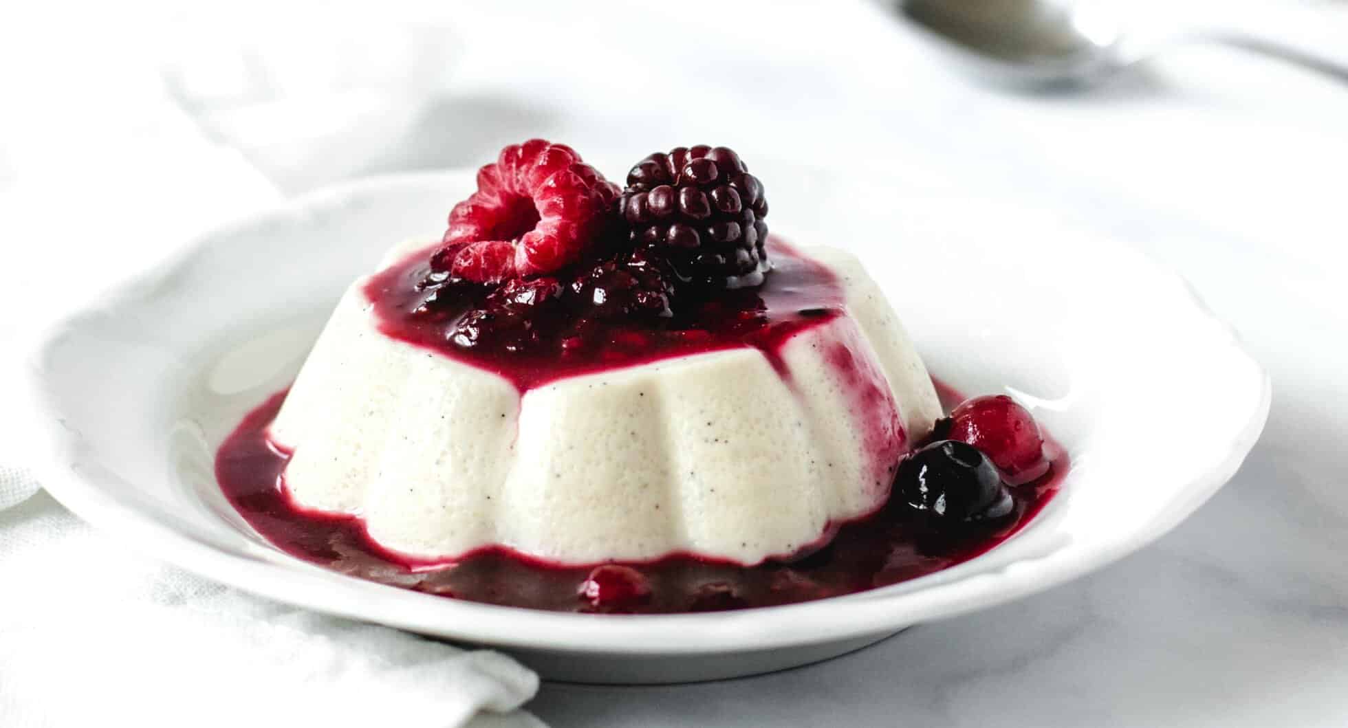 Panna Cotta Rezept Original Ohne Gelatine Panna Cotta ohne Gelatine | Backen macht glücklich