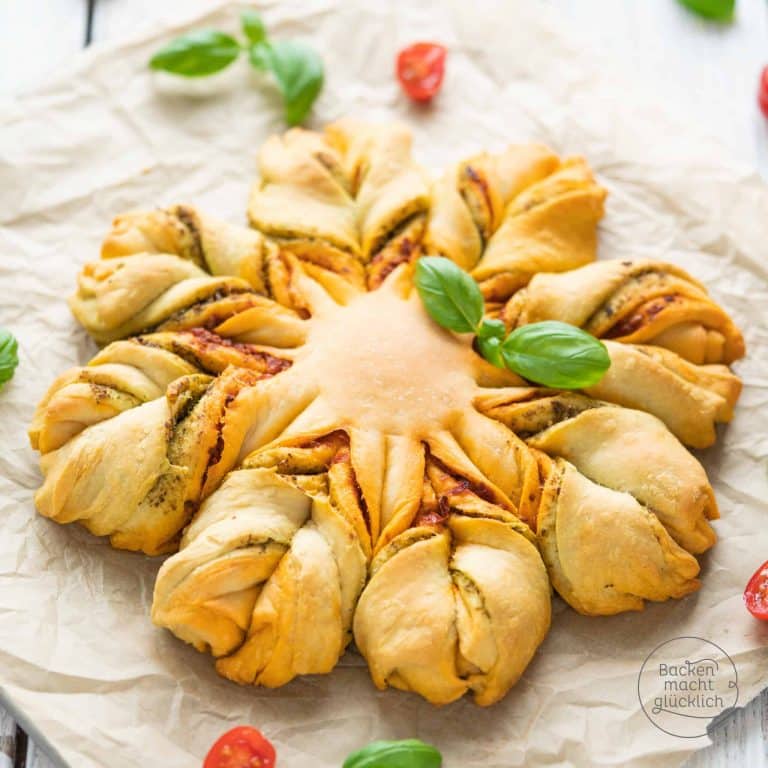 Pesto-Blume: Das perfekte Brot für Grillpartys