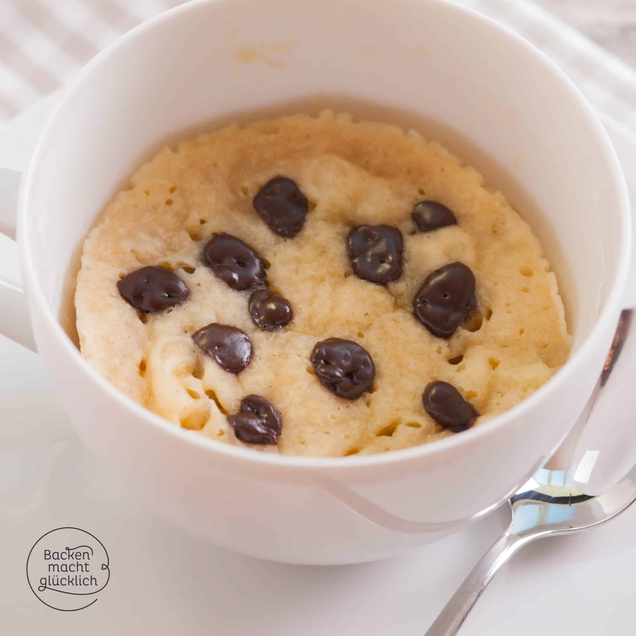 Tassenkuchen ohne Ei und Milch | Backen macht glücklich