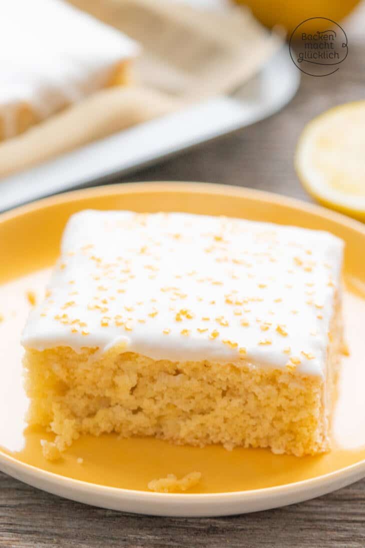 Veganer Zitronenkuchen | Backen macht glücklich
