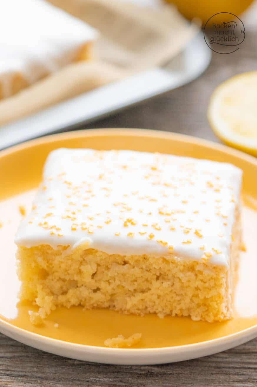 Veganer Zitronenkuchen | Backen macht glücklich