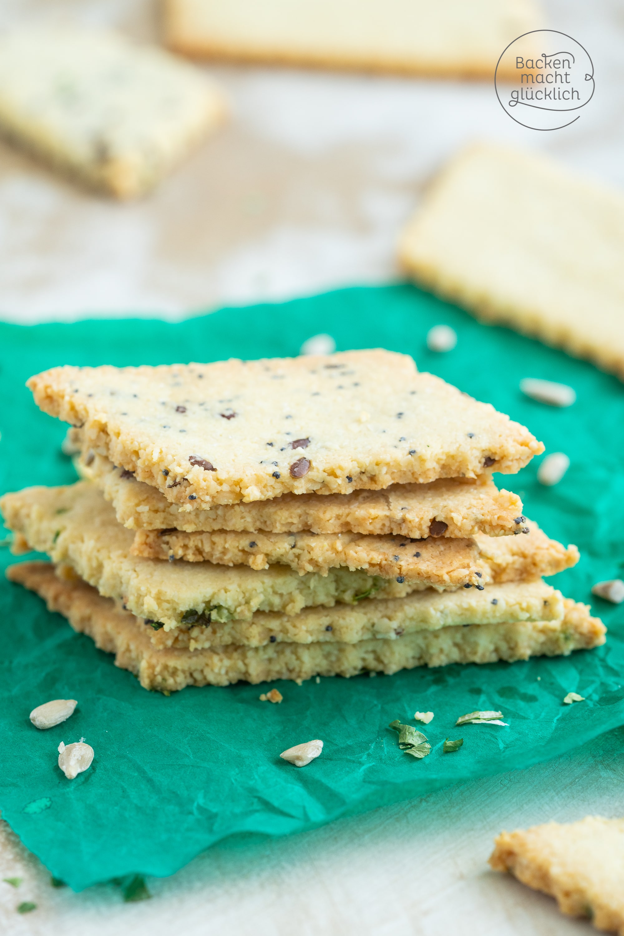 Gesunde glutenfreie Cracker