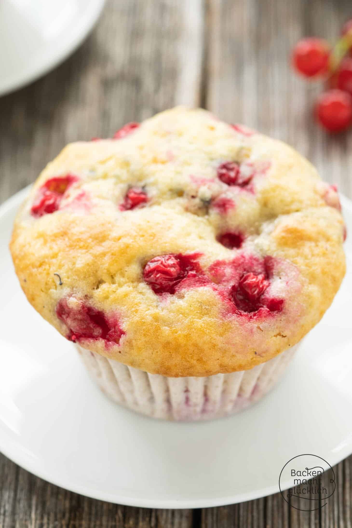 Johannisbeer-Muffins | Backen macht glücklich