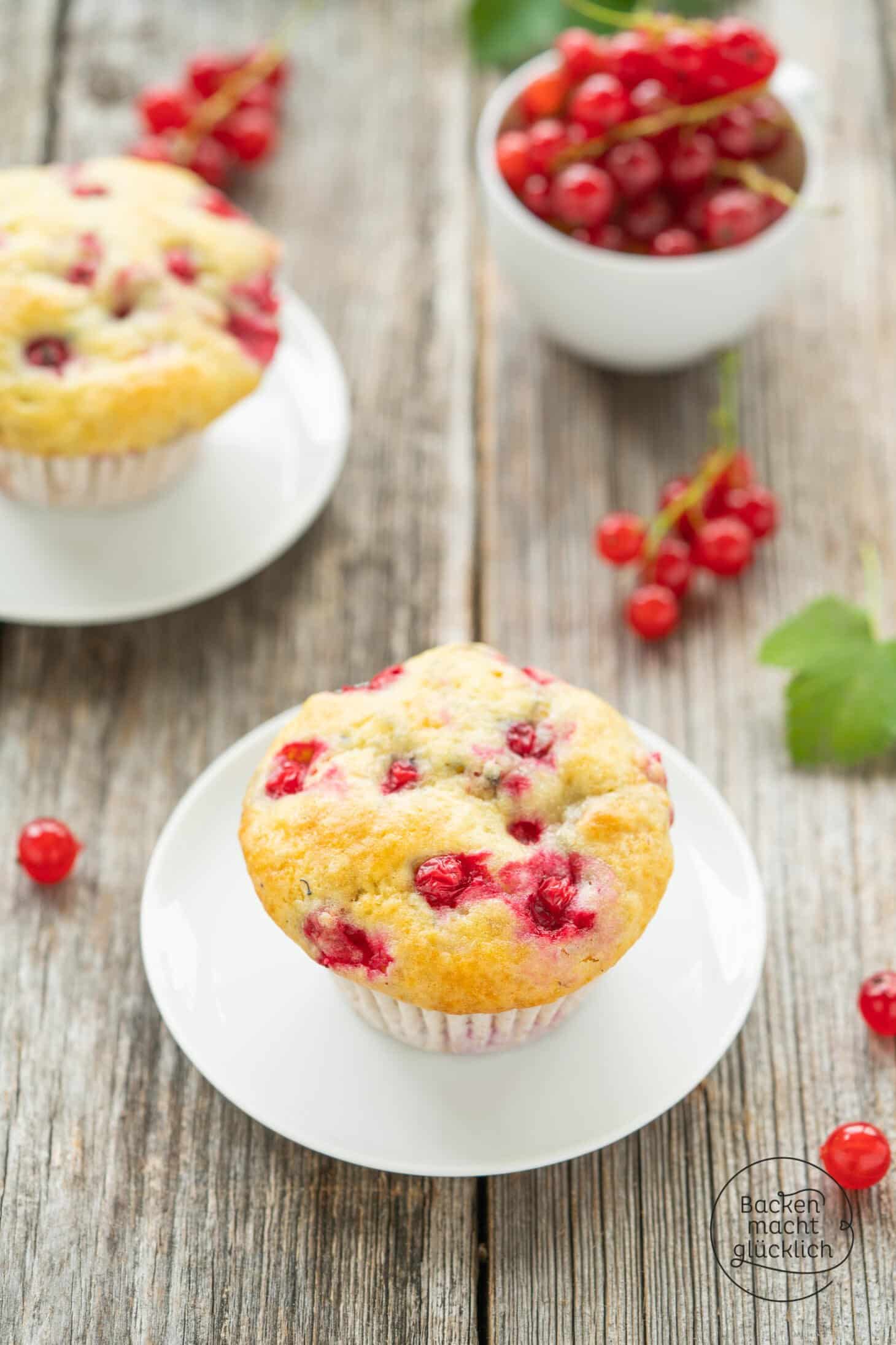 Johannisbeer-Muffins | Backen macht glücklich