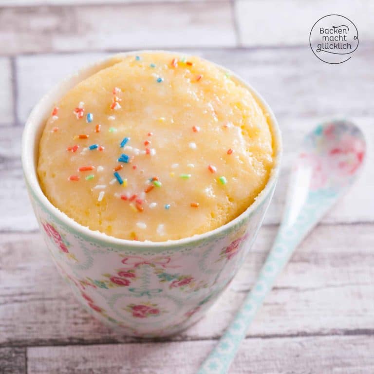 Schneller Zitronen-Tassenkuchen: 5-Minuten-Rezept