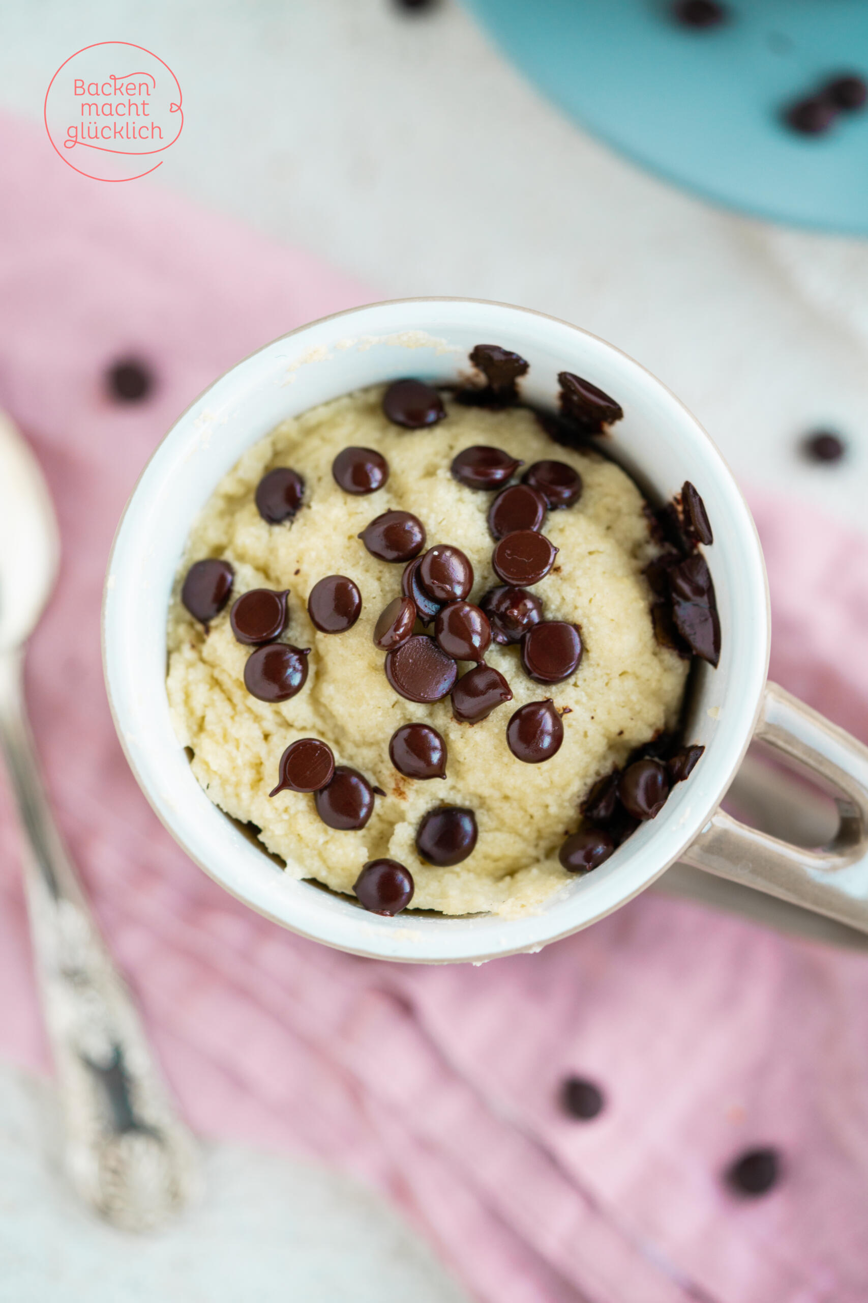 Mikrowellenkuchen ohne Zucker und Mehl