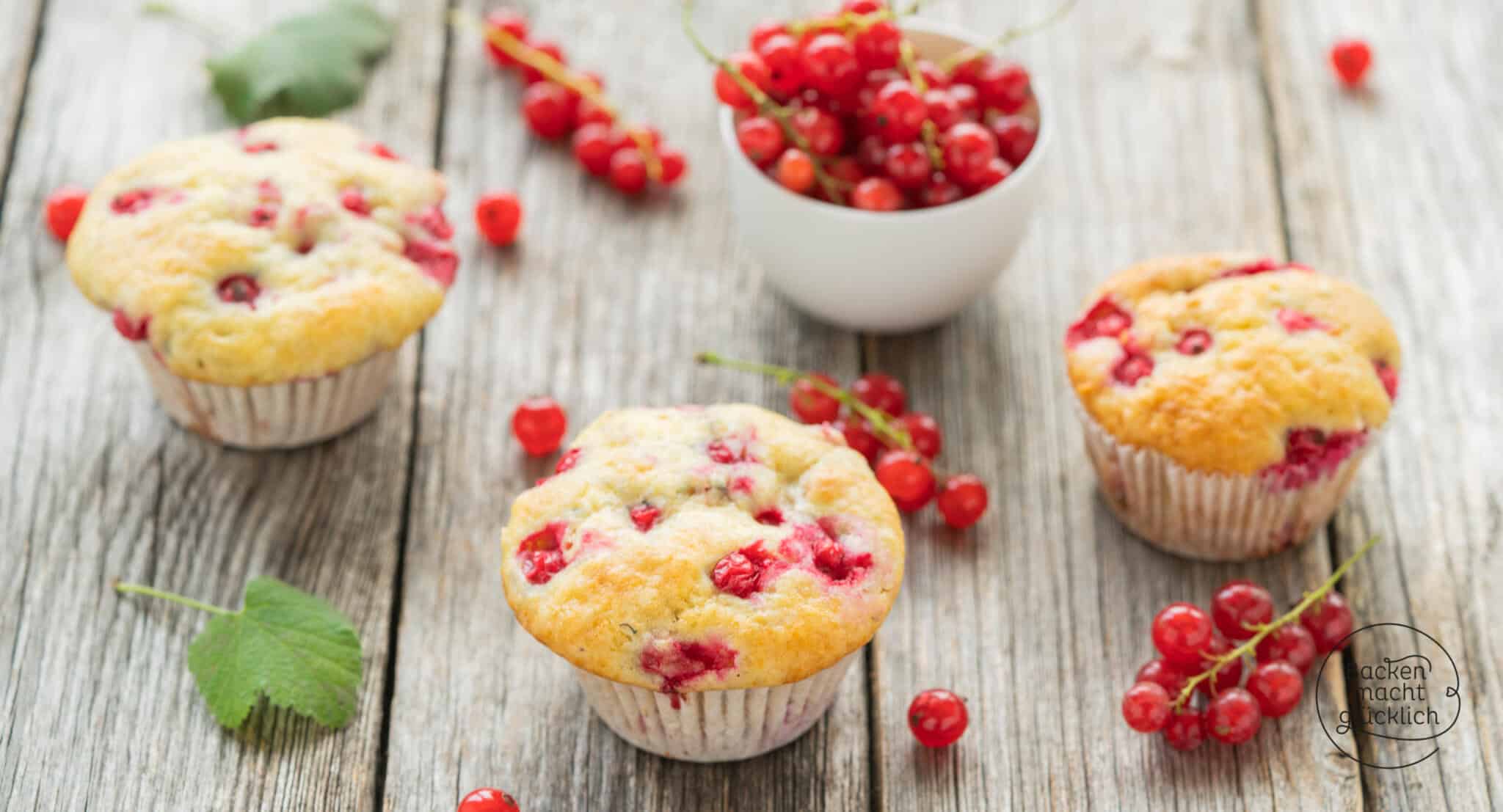 saftige Johannisbeer-Muffins