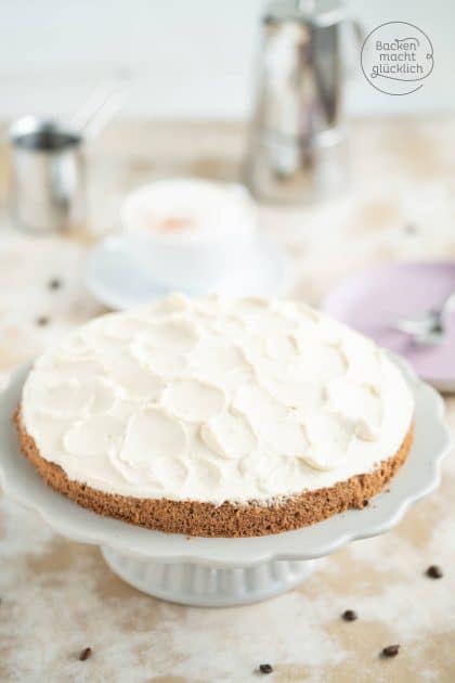 Tiramisutorte mit Mascarpone