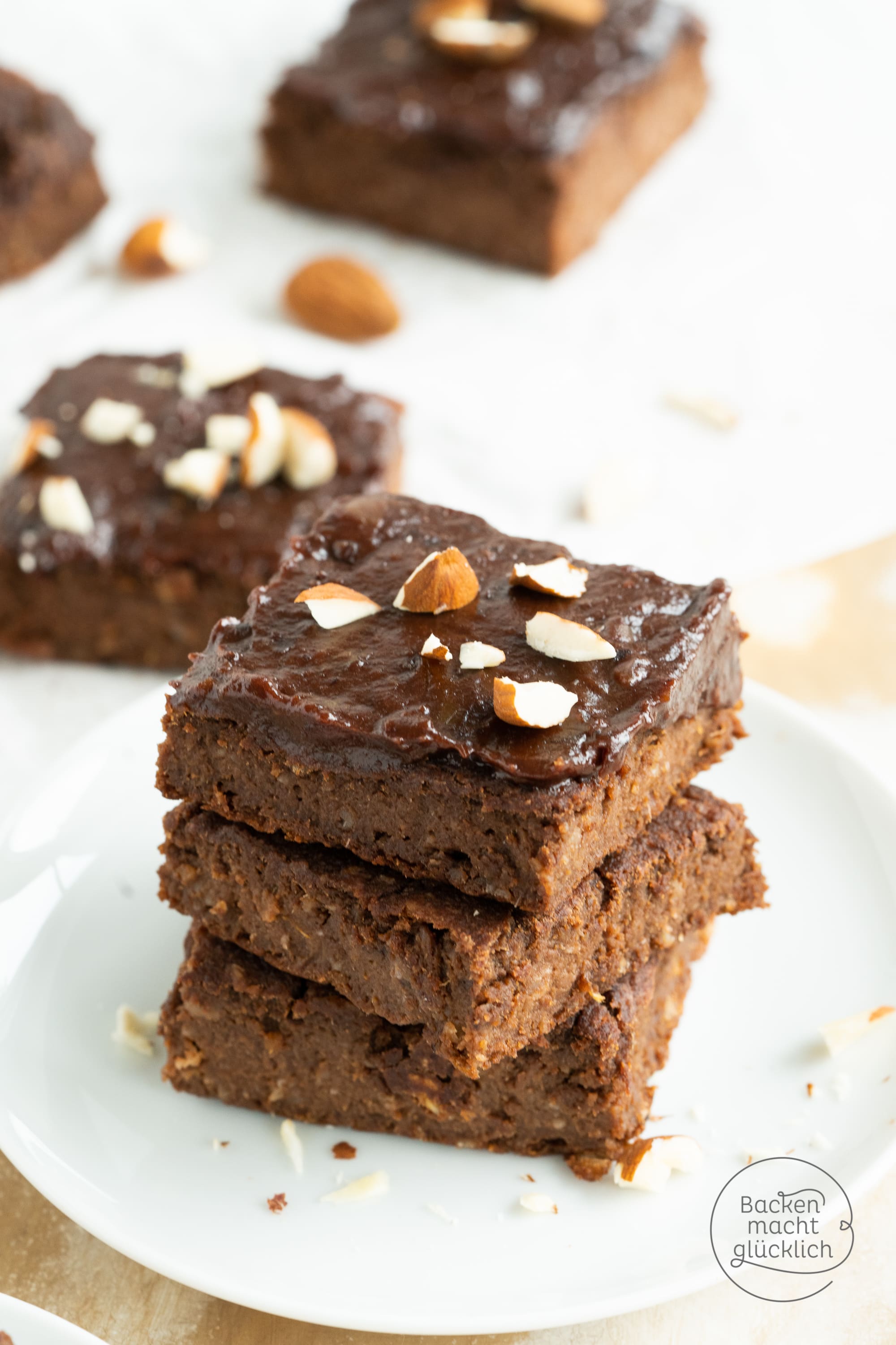 vegane Süßkartoffel-Brownies glutenfrei