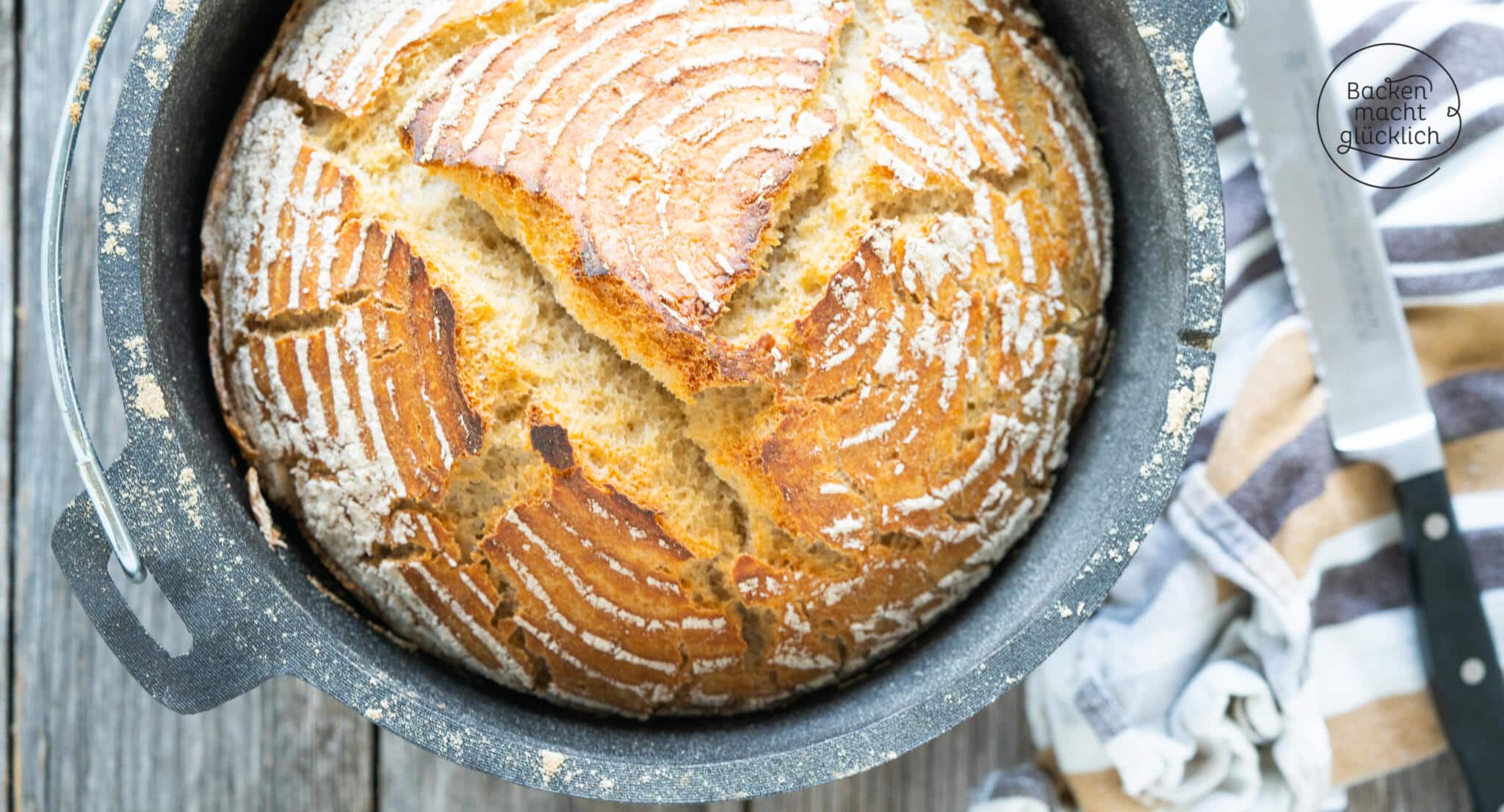 Weizen-Sauerteig-Brot ohne Hefe