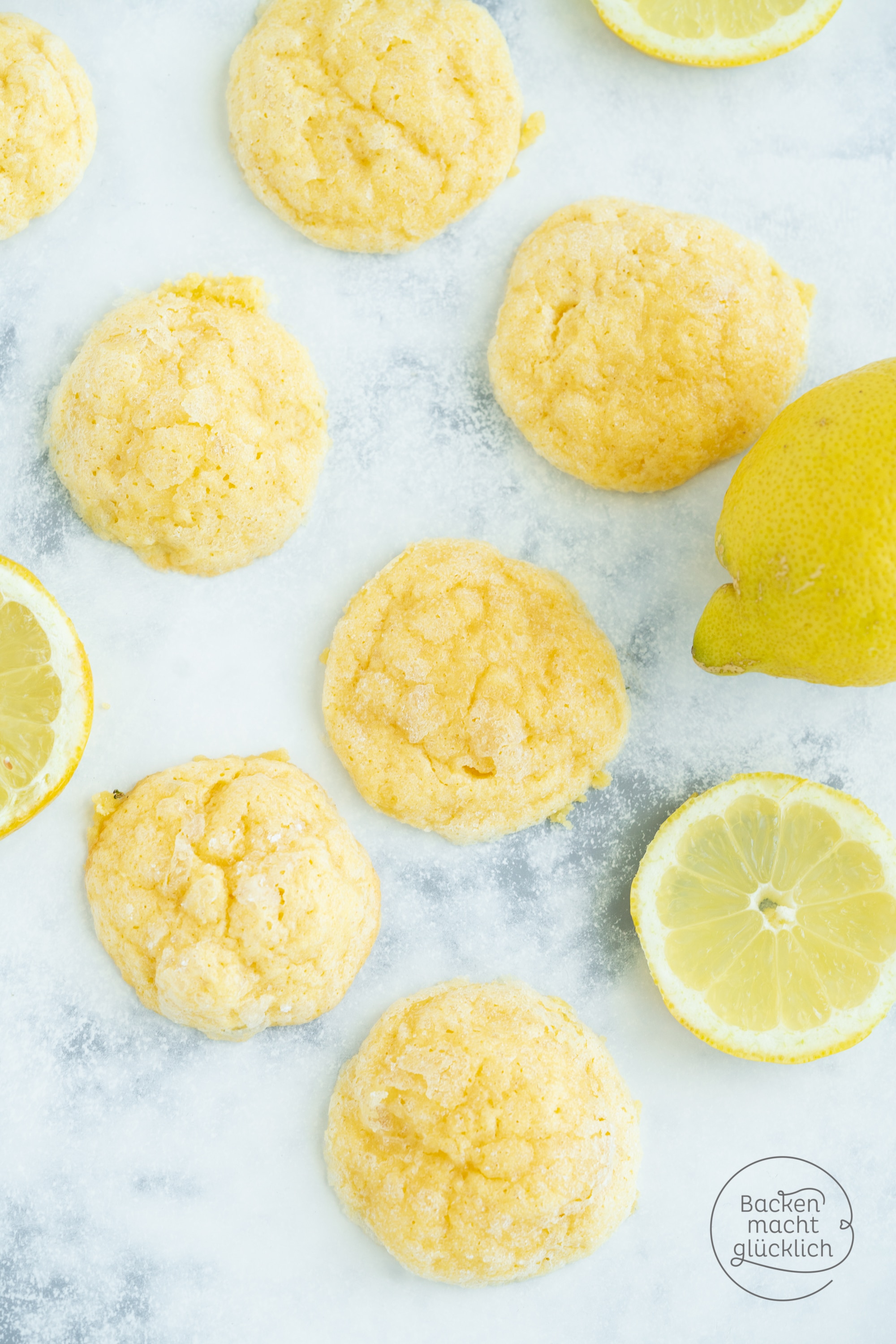 Zitronen Frischkäse Cookies