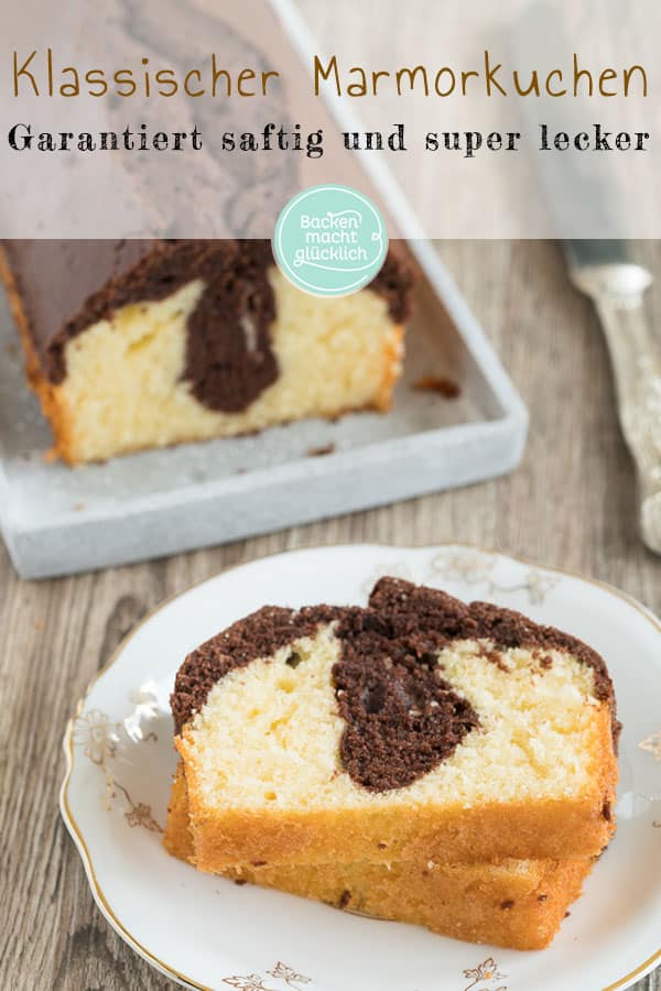 Marmorkuchen: Das Grundrezept für einen saftigen Kuchen mit Kakao ✓ Mit unseren Tipps gelingt der Klassiker bestimmt ► jetzt nachbacken!