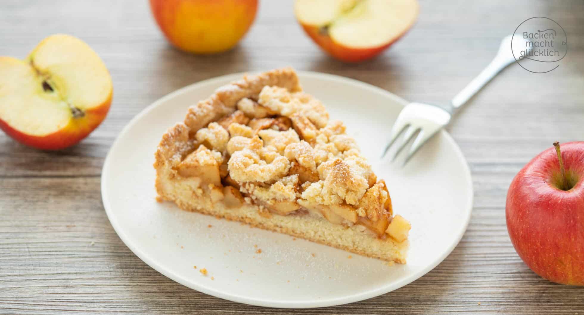 Apfel Streusel Kuchen Backen Macht Gl cklich