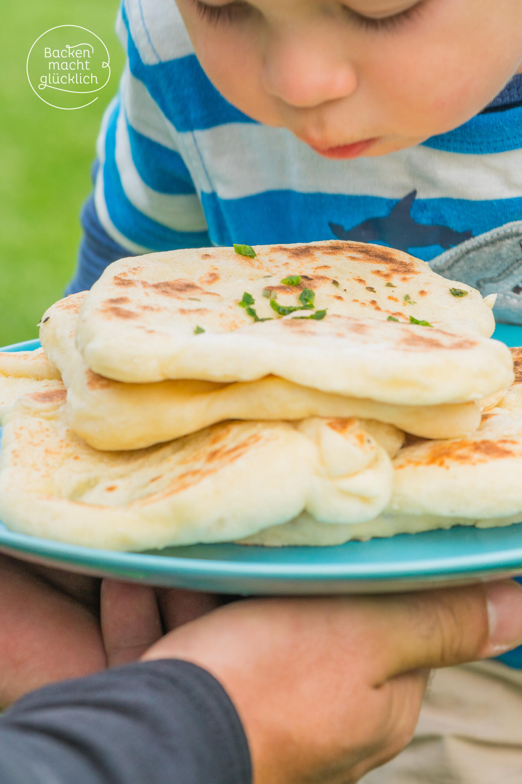 Naan aus der Pfanne