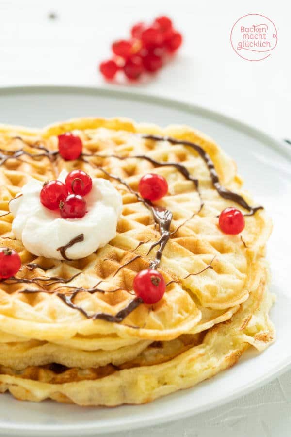 Saftige Quark-waffeln