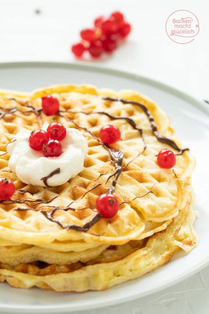 Saftige Quarkwaffeln | Backen macht glücklich