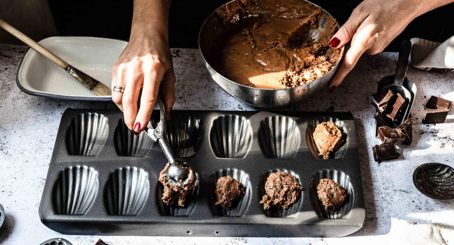 Madeleines mit Schokolade | Backen macht glücklich