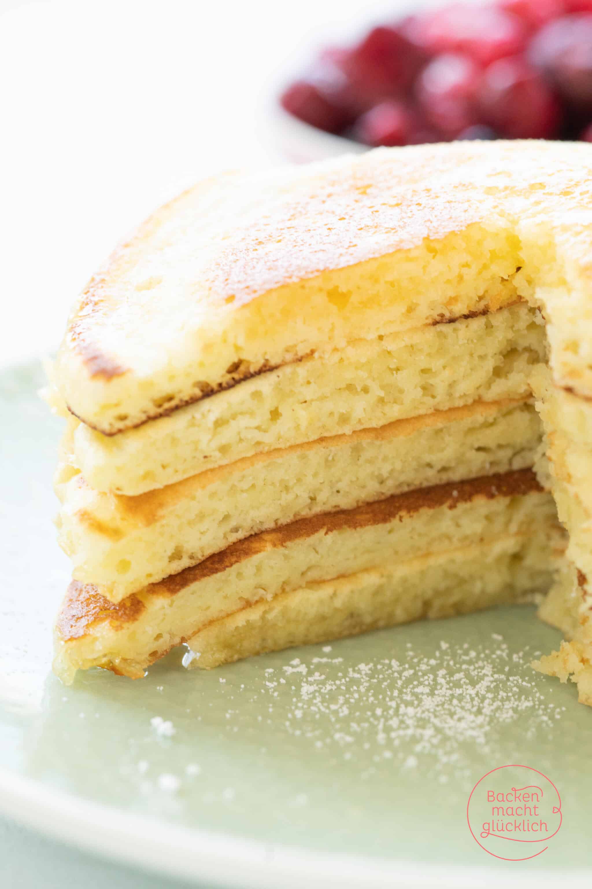 Pancakes mit Buttermilch und Joghurt