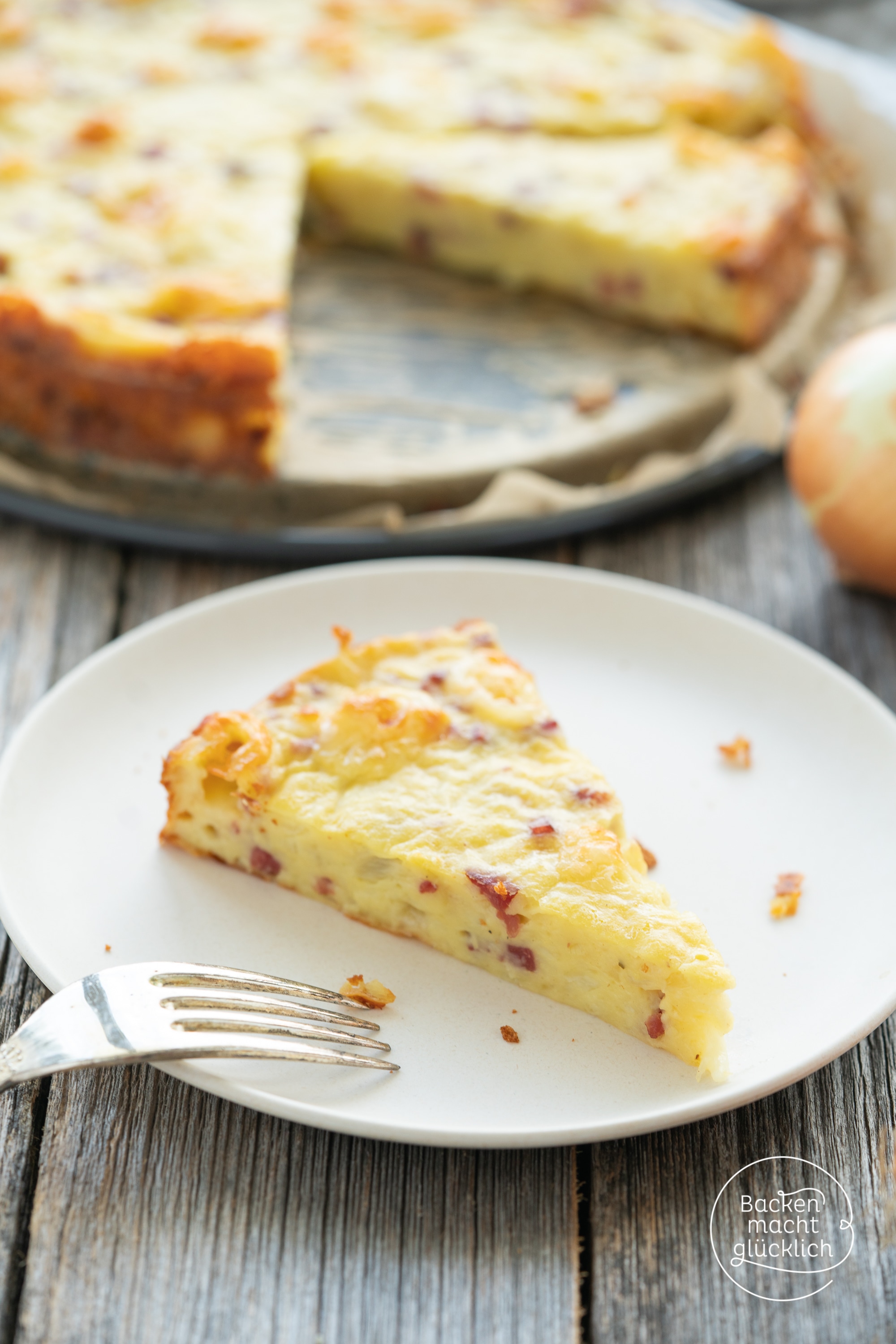 Zwiebelkuchen ohne Hefe low carb