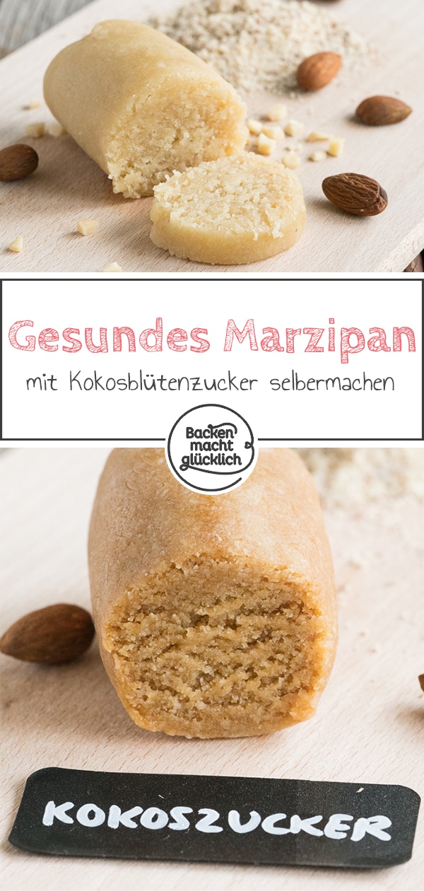 Für alle, die sich kohlenhydratarm oder zuckerfrei ernähren, ist das Low Carb Marzipan perfekt. Um Marzipan ohne Zucker selber zu machen, eignet sich z.B. Puderxucker. Zuckerfreies Marzipan selbermachen ist kinderleicht.