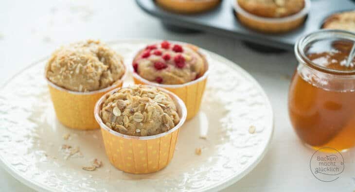 gesunde Vollkorn Honig Muffins