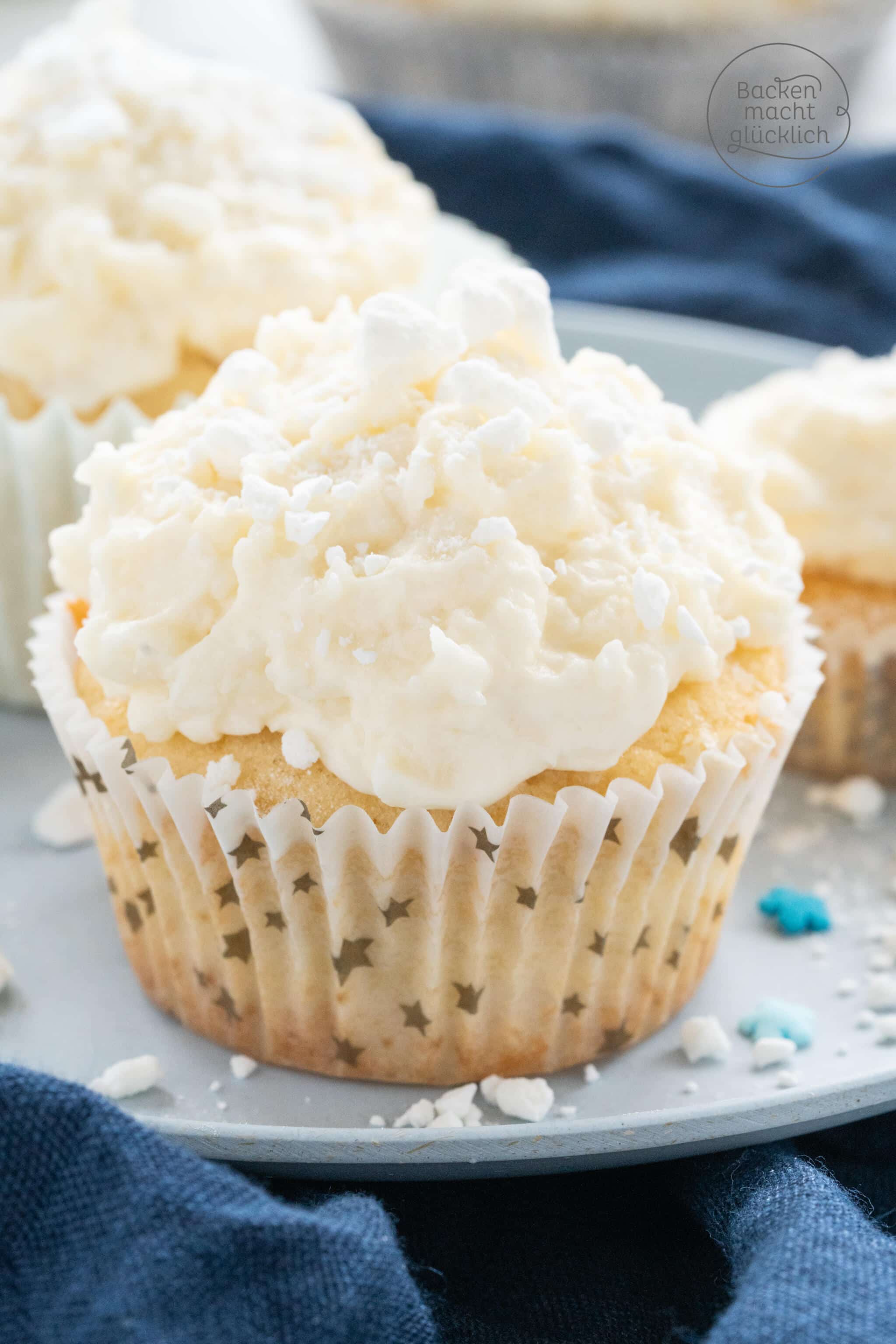 Schneeflocken Cupcakes