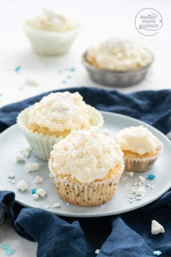 Schnee-Cupcakes Rezept