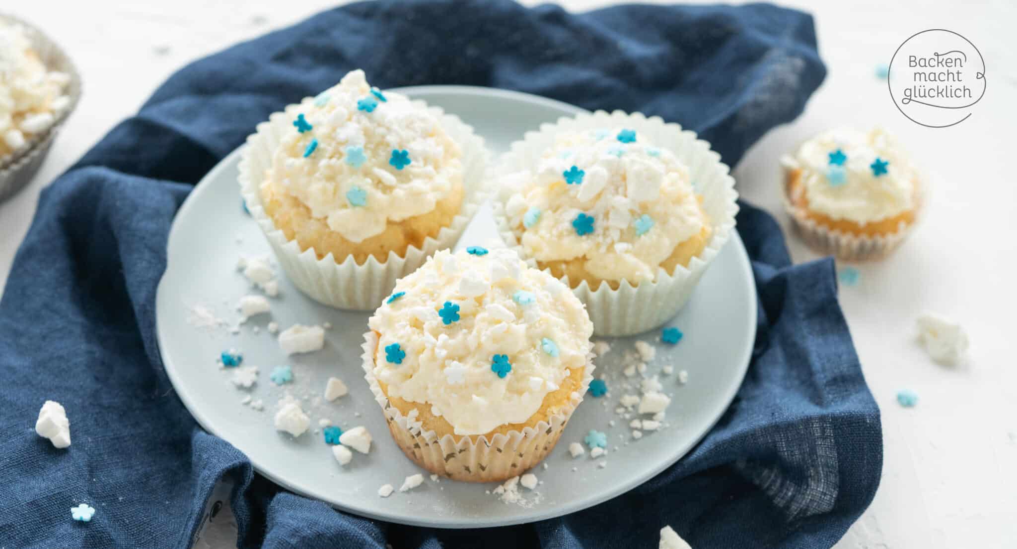 Schneeflocken Cupcakes Rezept
