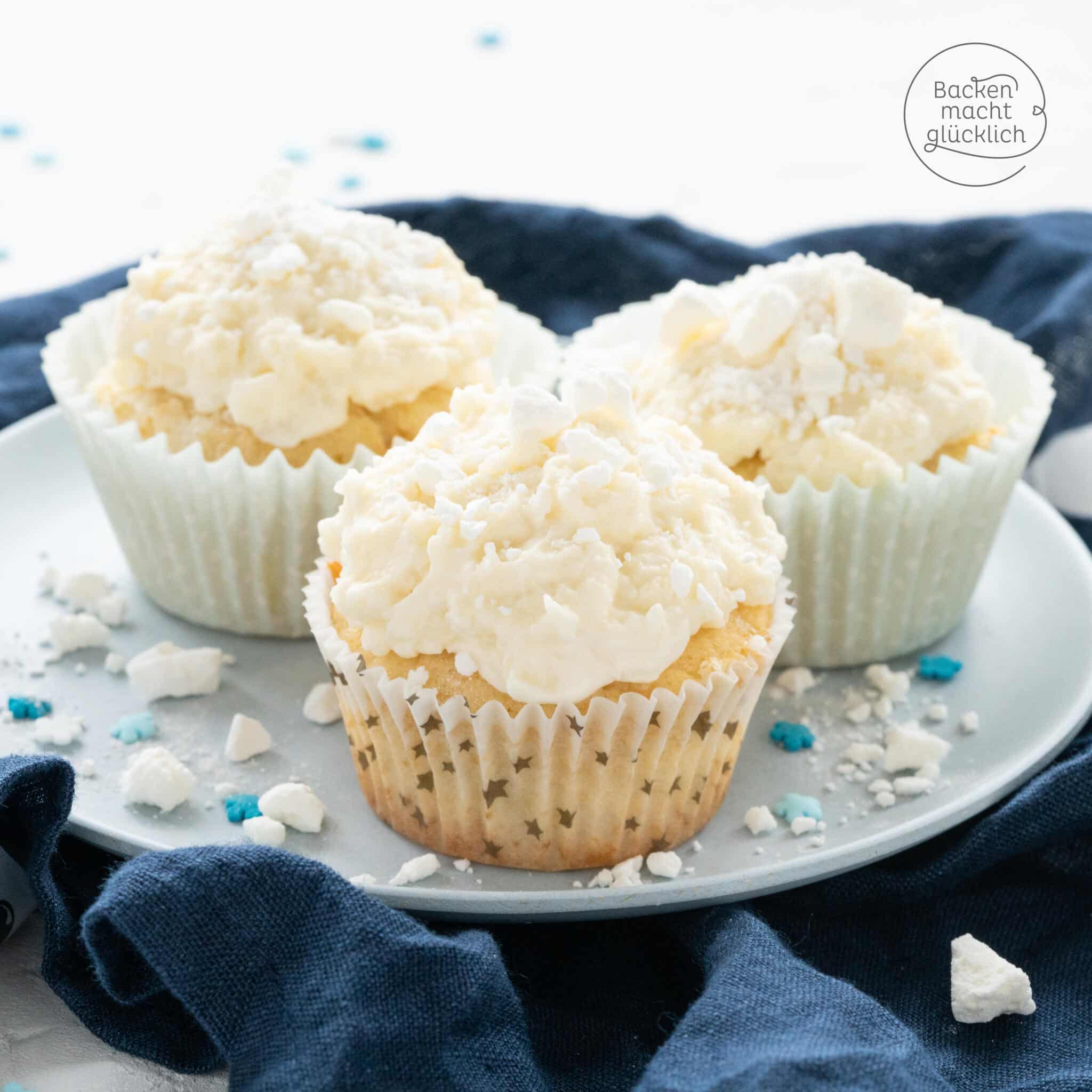 Schneeflocken Winter Cupcakes