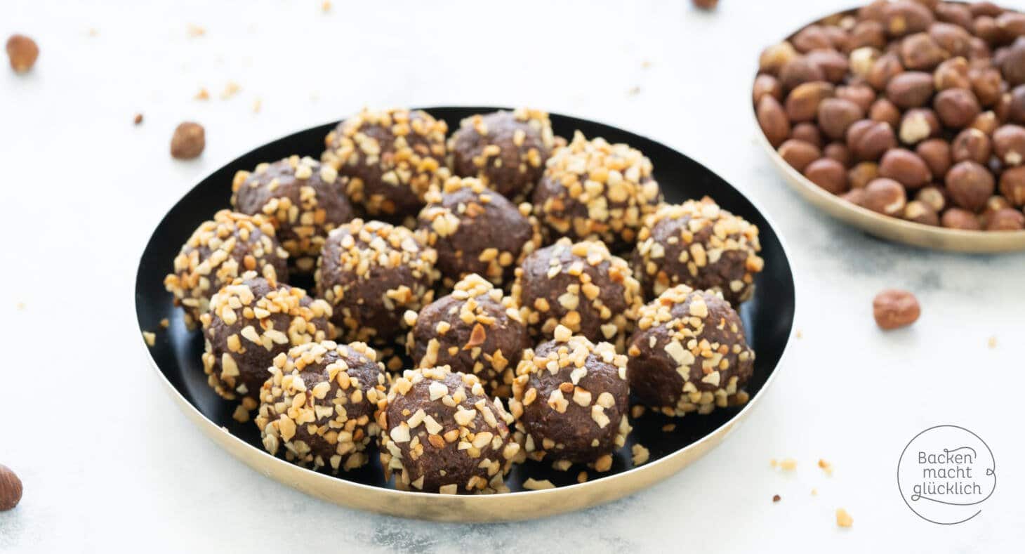 Schoko-Nuss-Kugeln ohne Backen | Backen macht glücklich Schoko-Nuss-Kugeln ohne Backen | Backen macht glücklich