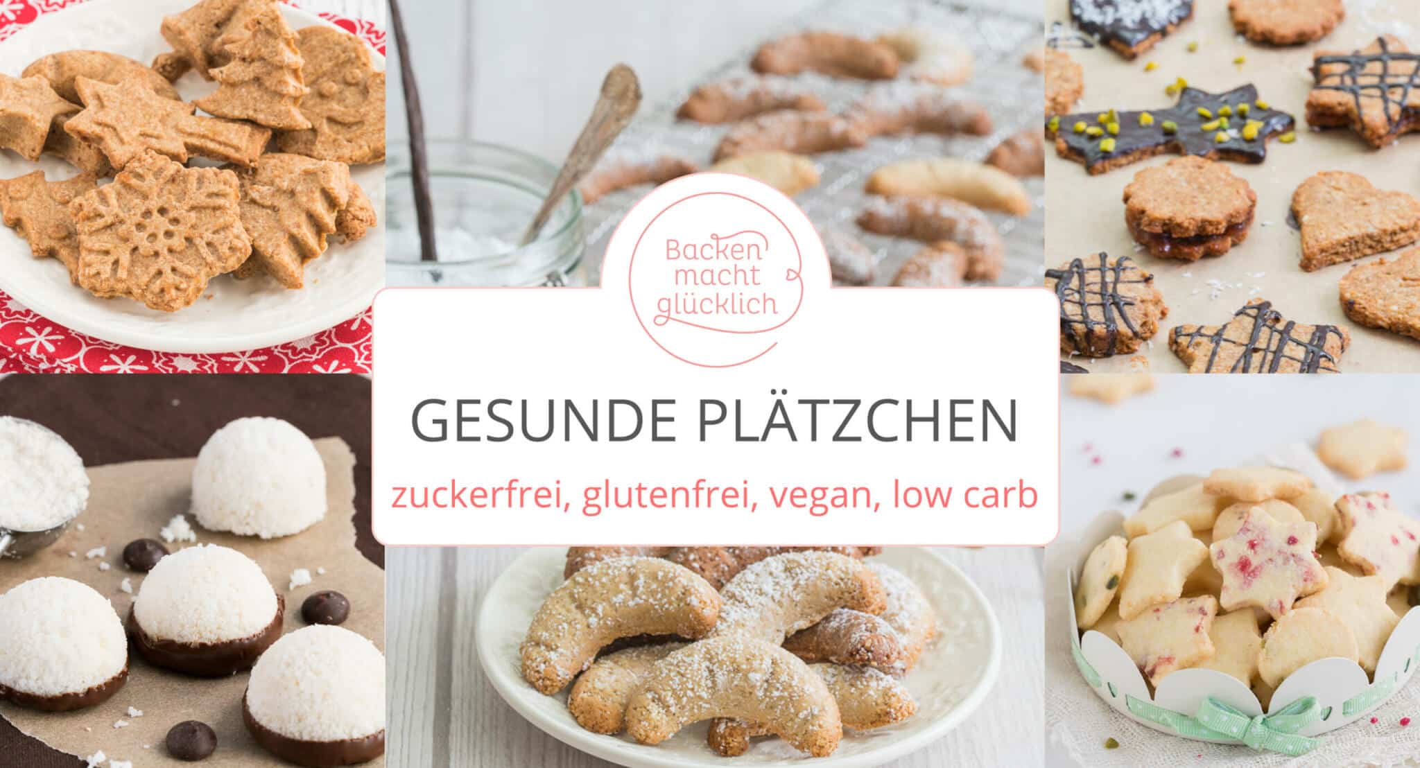 Gesunde Weihnachtsplätzchen von low carb bis vegan