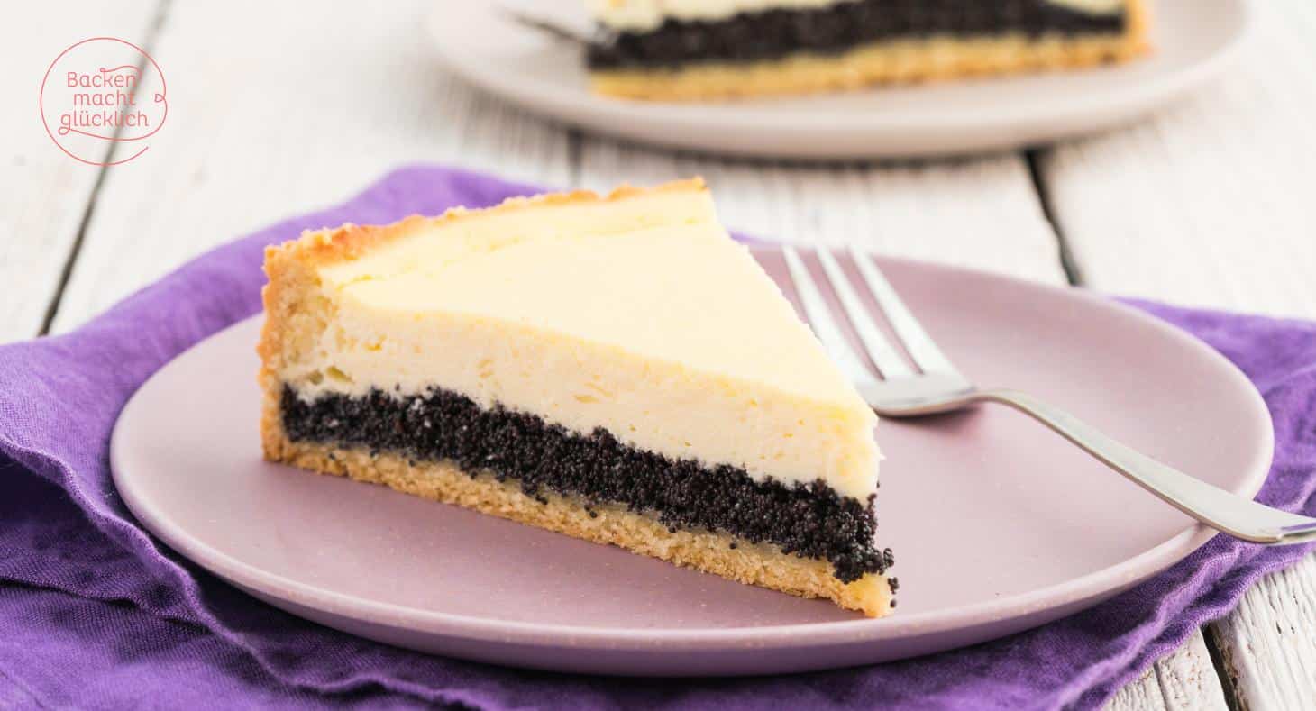 Käsekuchen mit Mohn | Backen macht glücklich Käsekuchen mit Mohn | Backen macht glücklich